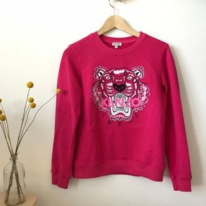 Kenzo Kids Embroidered Cotton Jersey Sweatshirt